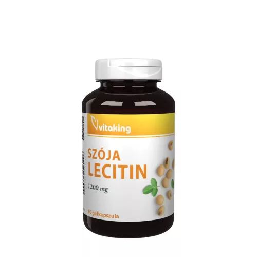 Vitaking Szója Lecitin 1200 mg 80 Lágykapszula