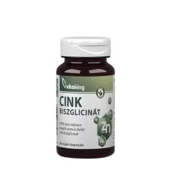Vitaking Cink Biszglicinát 25 mg 60 Veg Kapszula