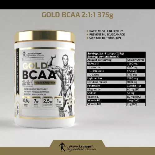Kevin Levrone Gold BCAA 2:1:1 por 375 g