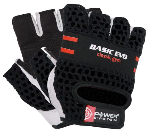 Power System Gloves Basic Evo - Edzőkesztyű Piros