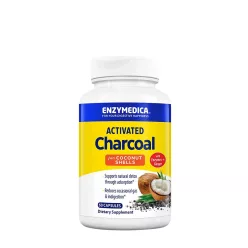 Enzymedica Activated Charcoal - Aktív Szén 60 Kapszula