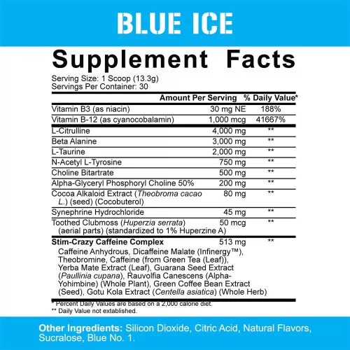 5% Nutrition 5150 High Stimulant Pre-workout: Legendary Series - Edzés Előtti Pörgető 399 g
