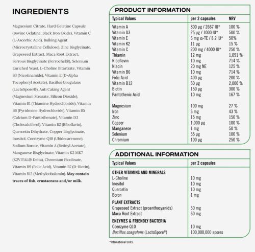 Reflex Nutrition Nexgen Multivitamin 60 Kapszula