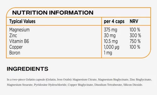 Reflex Nutrition Zinc Matrix - Cink, Magnézium és Réz 100 Kapszula