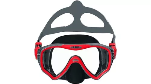 Bestway CRUSADER PRO Búvárszemüveg Piros/Fekete