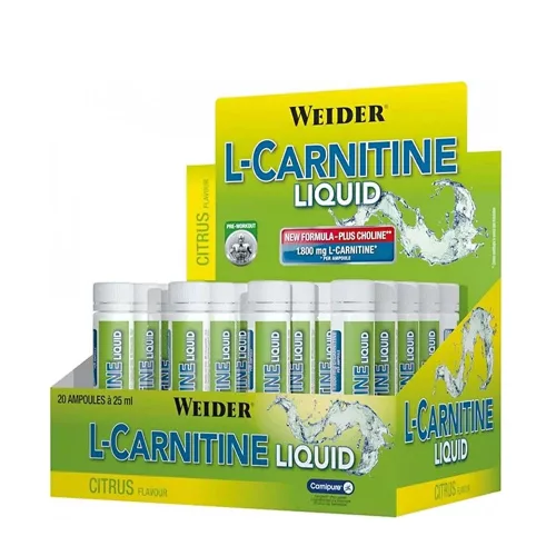 Weider L-Carnitine Liquid - Folyékony L-karnitin 20 x 25ml