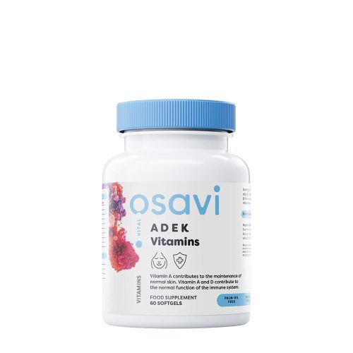 Osavi ADEK Vitamins - A-, D-, E- és K-vitamin 60 Lágykapszula