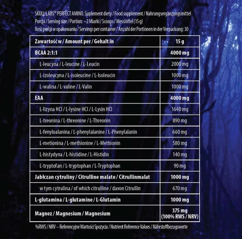 Skull Labs Perfect Amino Sample - Aminosav Formula Minta 15 g