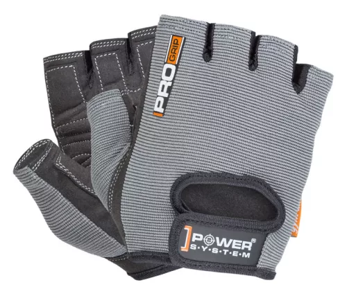 Power System Gloves Pro Grip - Edzőkesztyű Szürke