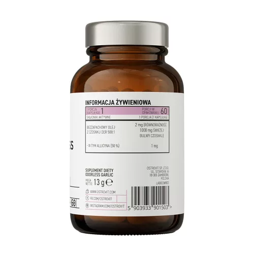 OstroVit Pharma Garlic - Fokhagyma kivonat 60 Lágykapszula