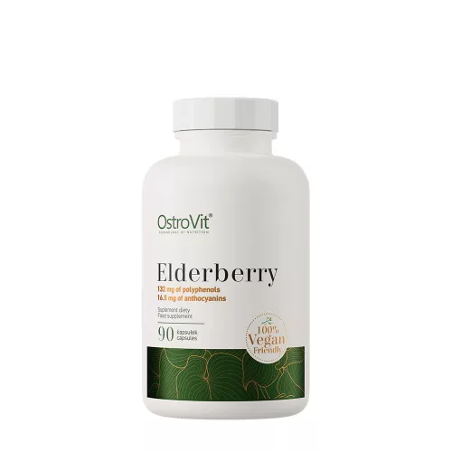 OstroVit Elderberry VEGE - Bodza Kivonat 90 Kapszula