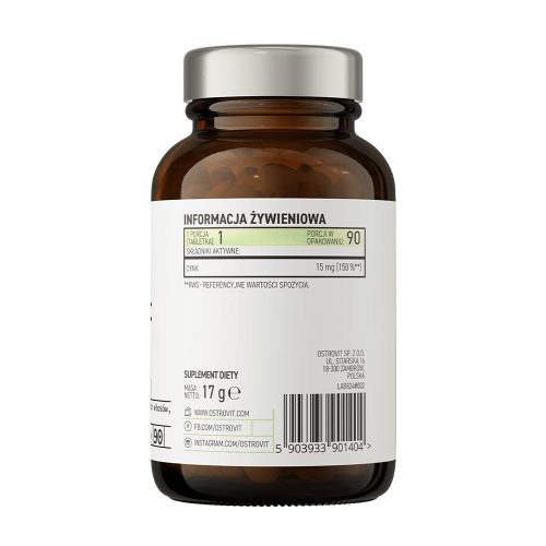 OstroVit Pharma Organnikus Cink 90 Tabletta