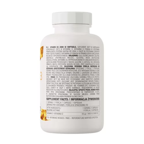 OstroVit D3-Vitamin 2000 NE 60 Lágykapszula