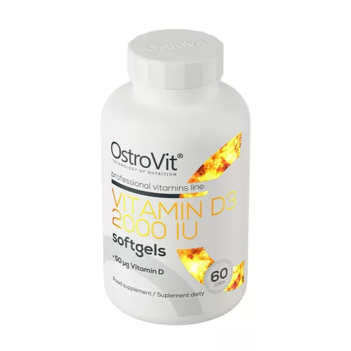 OstroVit D3-Vitamin 2000 NE 60 Lágykapszula