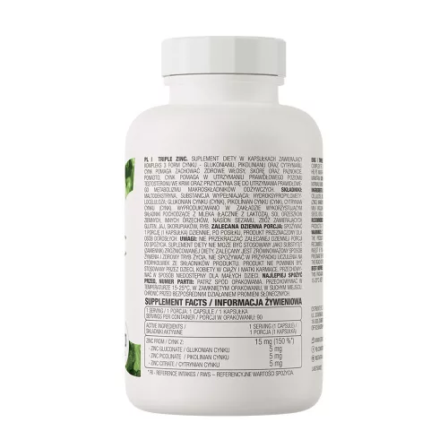 OstroVit Triple Zinc - Cink Komplex 90 Kapszula