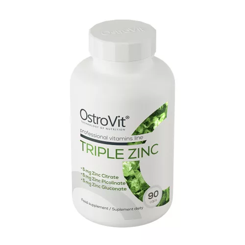 OstroVit Triple Zinc - Cink Komplex 90 Kapszula
