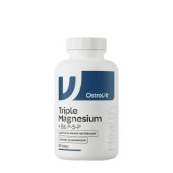   OstroVit Triple Magnesium + B6 P-5-P - Magnézium B6 Vitaminnal 90 Kapszula