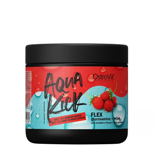 OstroVit Aqua Kick Flex - Eper Ízű 300 g
