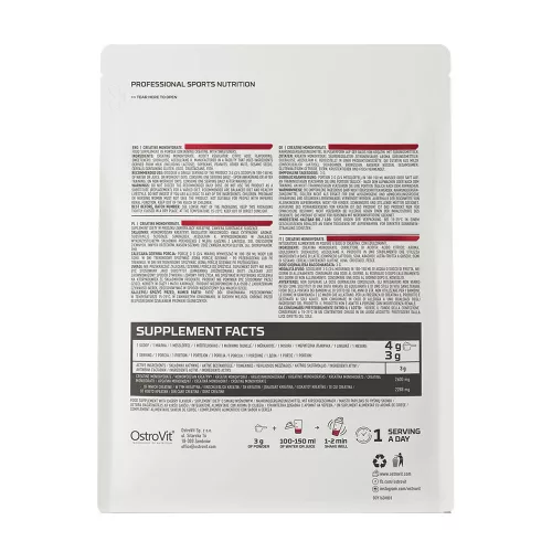 OstroVit Kreatin monohidrát por 300 g