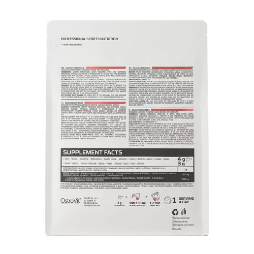 OstroVit Kreatin monohidrát por 500 g