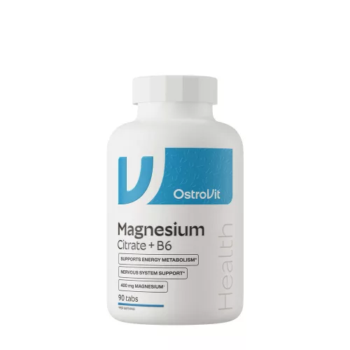OstroVit Magnézium-Citrát 400 mg + B6 90 Tabletta