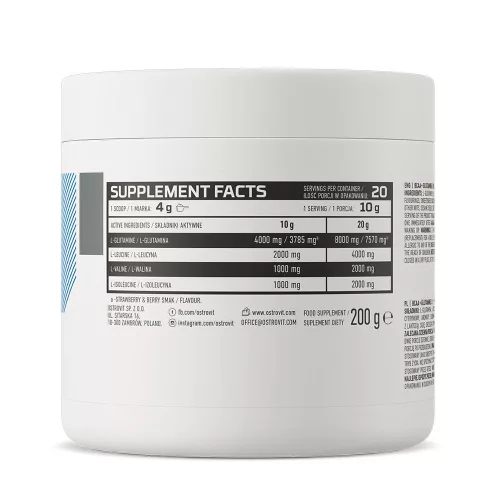 OstroVit BCAA + Glutamine 200 g