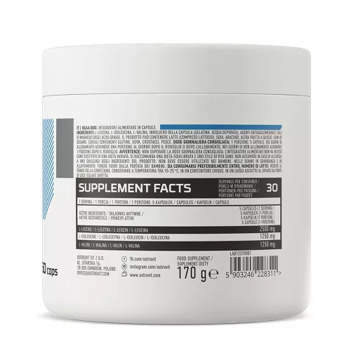 OstroVit BCAA 5000 MG 150 Kapszula