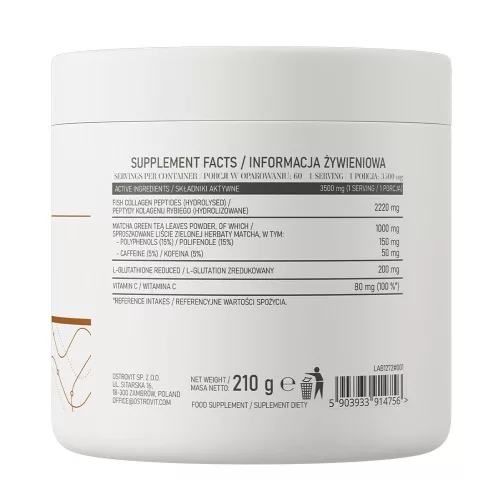OstroVit Kollagén + Matcha 210 g