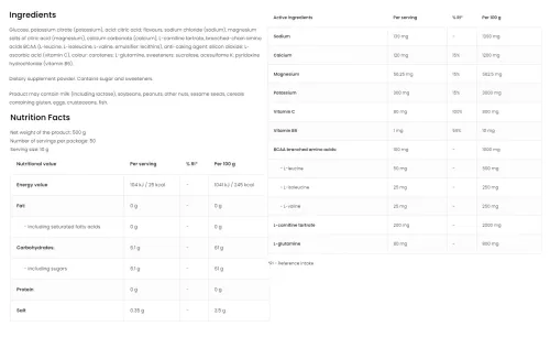 OstroVit Isotonic Por 500 g