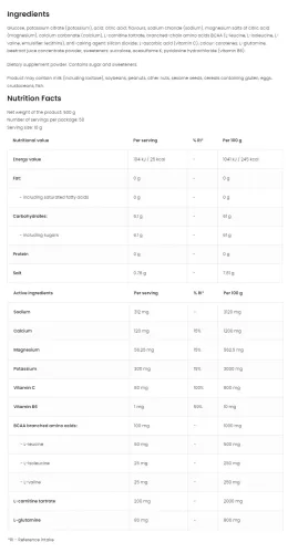 OstroVit Isotonic Por 500 g