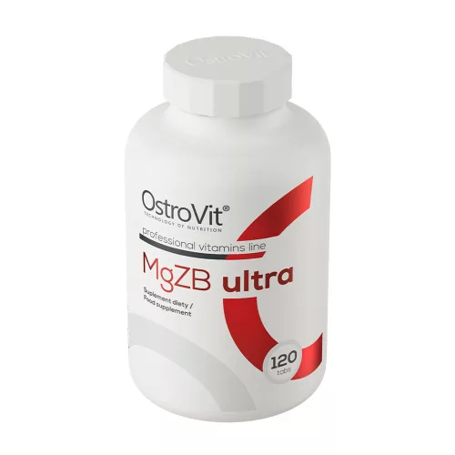 OstroVit MgZB Ultra - Magnézium, Cink, B6-vitamin 120 Tabletta