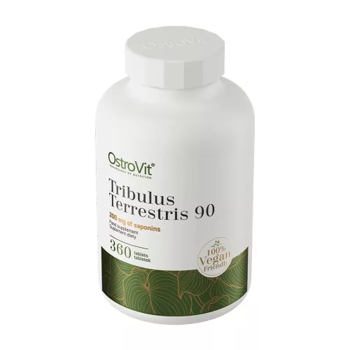OstroVit Tribulus Terrestris 90 - Vegán Királydinnye Kivonat 360 Tabletta
