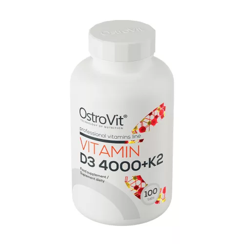 OstroVit Vitamin D3 4000 + K2 100 Tabletta