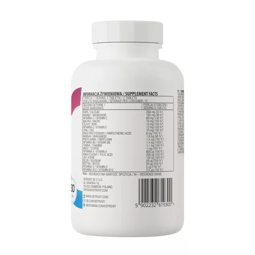 OstroVit 100% VIT&MIN - Multivitamin 30 Tabletta