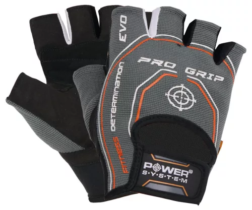 Power System Gloves Pro Grip Evo - Edzőkesztyű Szürke
