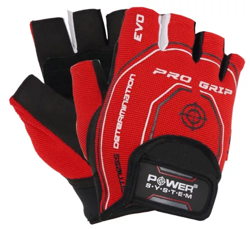 Power System Gloves Pro Grip Evo - Edzőkesztyű Piros