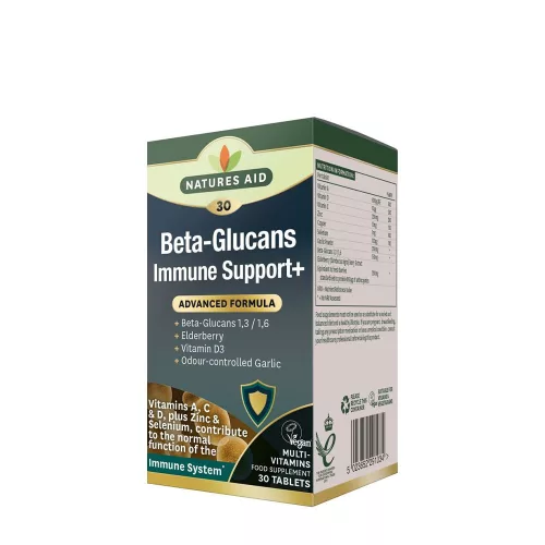 Natures Aid Béta-glükán tabletta 30 Tabletta