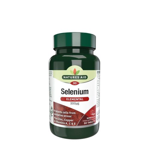 Natures Aid Szelén 200 mcg 90 Tabletta