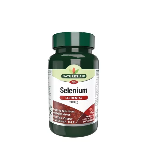 Natures Aid Szelén 200 mcg 90 Tabletta