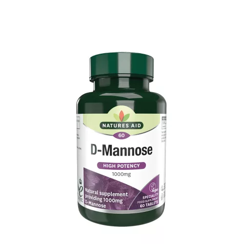 Natures Aid D-Mannóz (D-Mannose) 1000 mg 60 Tabletta