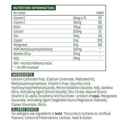 Natures Aid Haj-Bőr-Köröm 30 Tabletta