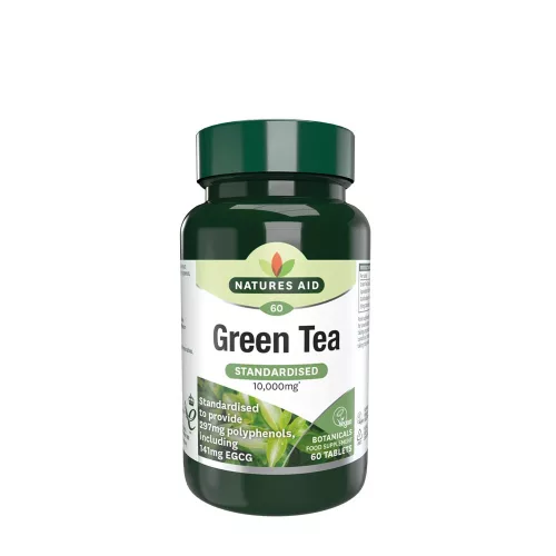 Natures Aid Zöld tea kivonat 10000 mg 60 Tabletta