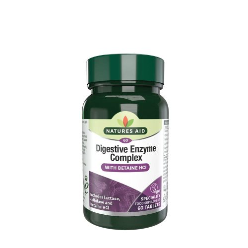 Natures Aid Digestive Enzyme Complex - Emésztőenzim Komplex 60 Tabletta