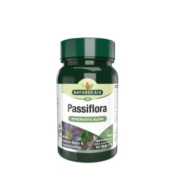   Natures Aid Passiflora Complex - Golgotavirág-Citromfű-Abrakzab 60 Tabletta