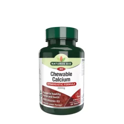 Natures Aid Kalcium Rágótabletta D3-vitaminnal 60 Tabletta