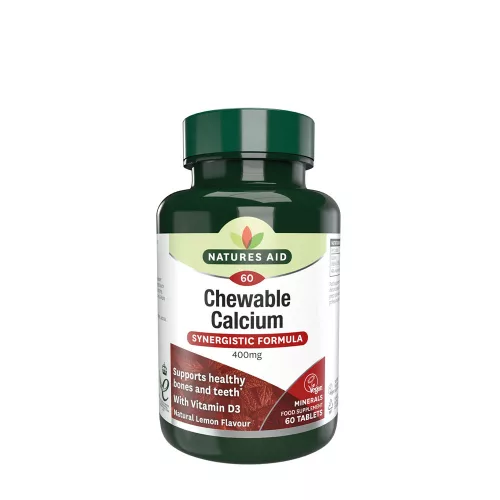 Natures Aid Kalcium Rágótabletta D3-vitaminnal 60 Tabletta