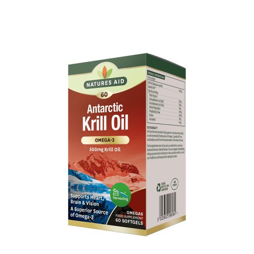 Natures Aid Krill olaj 500 mg 60 Lágykapszula