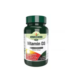 Natures Aid Vitamin D3 5000 NE High Strength 60 Tabletta