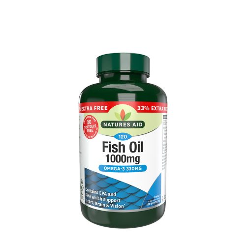 Natures Aid Fish Oil 1000mg 120 Lágykapszula
