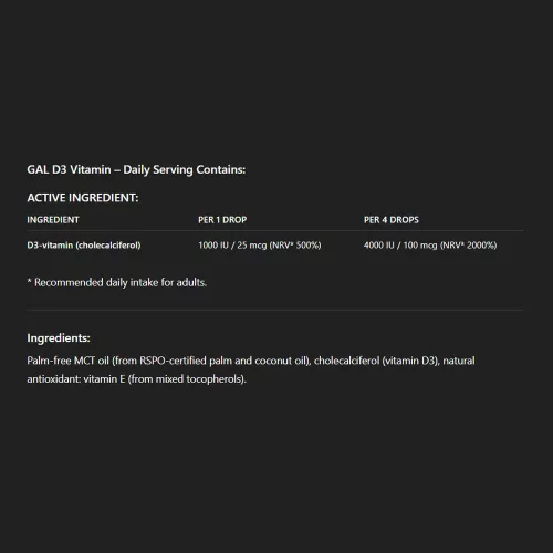 GAL D3-Vitamin 30 ml